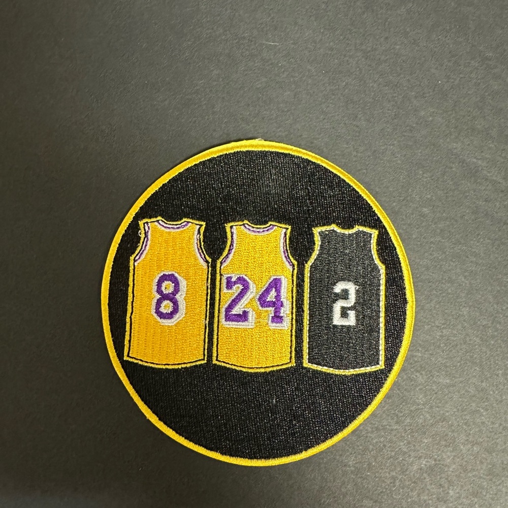 Kobe Bryant #8 & #24 jersey, Gianna “Gigi” Bryant jersey patch